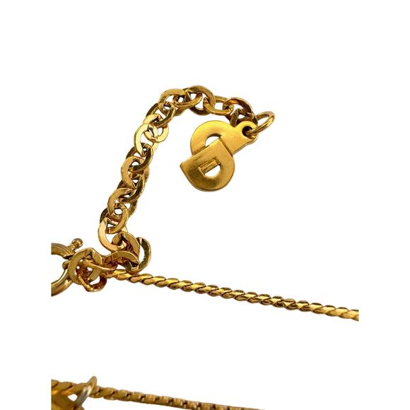 Chistian Dior Offset CD Initial Necklace - Picture 9 of 11